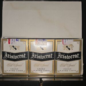 ARISTOCRAT Vintage Playing Cards! Sealed For Casino EXCALIBUR Las Vegas!